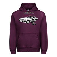 Mauve Wine Title Fight Trending Urban Hoodie - linhVisuals