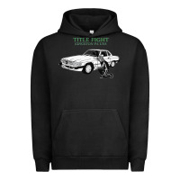 Pigment Black Title Fight Trending Urban Hoodie - linhVisuals