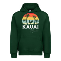 Forest Green kauai hawaii chicken lover souvenir t shirt Urban Hoodie - linhVisuals