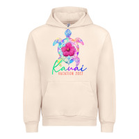 Sandshell kauai hawaii vacation 2022 sea turtle flower tropical t shirt Urban Hoodie - linhVisuals