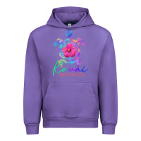 Tulip kauai hawaii vacation 2022 sea turtle flower tropical t shirt Urban Hoodie - linhVisuals