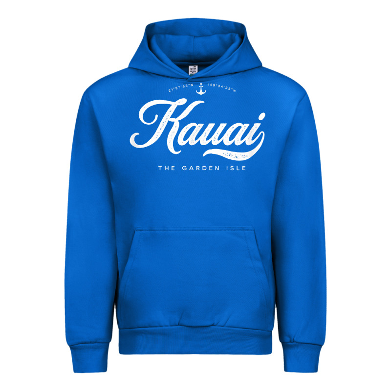 Kauai Hawaii Vintage Retro T Shirt Urban Hoodie by linhVisuals | Teevron