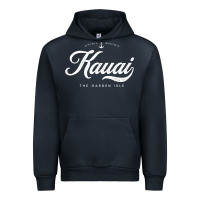 Navy kauai hawaii vintage retro t shirt Urban Hoodie - linhVisuals