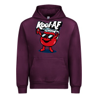 Mauve Wine Kool-Af Urban Hoodie - linhVisuals