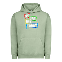 Pigment Oil Green no day but today Urban Hoodie - linhVisuals