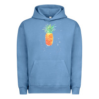Pigment Pebble Blue Pineapple Onesie Urban Hoodie - linhVisuals