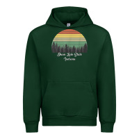 Forest Green deam lake state Urban Hoodie - linhVisuals
