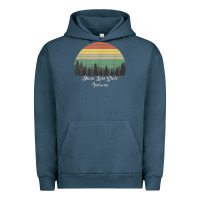Pigment Midnight Navy deam lake state Urban Hoodie - linhVisuals