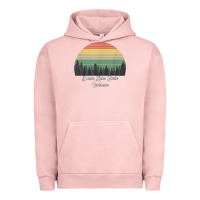 Pigment Salmon deam lake state Urban Hoodie - linhVisuals