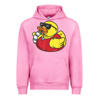 Fuchsia Pink lifeguard rubber duck t shirt Urban Hoodie - linhVisuals