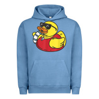 Pigment Pebble Blue lifeguard rubber duck t shirt Urban Hoodie - linhVisuals