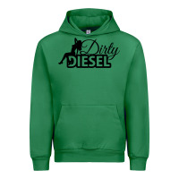 Emerald Dirty Diesel Sexy Urban Hoodie - linhVisuals