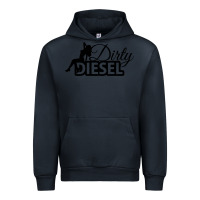 Navy Dirty Diesel Sexy Urban Hoodie - linhVisuals