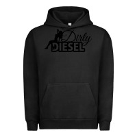 Pigment Black Dirty Diesel Sexy Urban Hoodie - linhVisuals