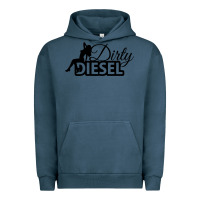 Pigment Midnight Navy Dirty Diesel Sexy Urban Hoodie - linhVisuals