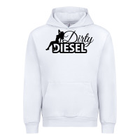 White Dirty Diesel Sexy Urban Hoodie - linhVisuals