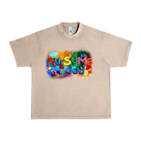 French Oak Au-some dad Autism Urban Heavy Tee - FaDigitalArtStudio