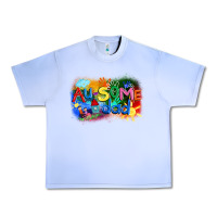 Grape Ice Au-some dad Autism Urban Heavy Tee - FaDigitalArtStudio