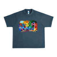 Midnight Navy Au-some dad Autism Urban Heavy Tee - FaDigitalArtStudio
