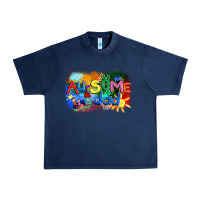 Navy Au-some dad Autism Urban Heavy Tee - FaDigitalArtStudio