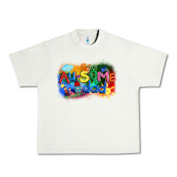 Pistachio Au-some dad Autism Urban Heavy Tee - FaDigitalArtStudio