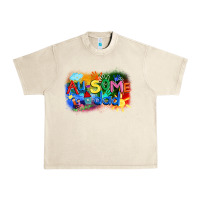 Sandshell Au-some dad Autism Urban Heavy Tee - FaDigitalArtStudio