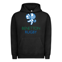 Pigment Black benetton rugby in italy Urban Hoodie - linhVisuals