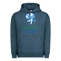 Pigment Midnight Navy benetton rugby in italy Urban Hoodie - linhVisuals
