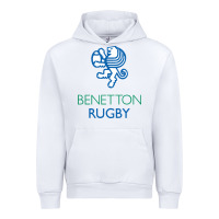 White benetton rugby in italy Urban Hoodie - linhVisuals