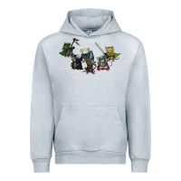 Heather Grey mouse guard Urban Hoodie - linhVisuals