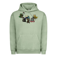 Pigment Oil Green mouse guard Urban Hoodie - linhVisuals