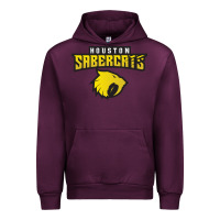 Mauve Wine houston sabercats rugby Urban Hoodie - linhVisuals