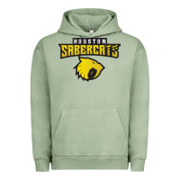 Pigment Oil Green houston sabercats rugby Urban Hoodie - linhVisuals