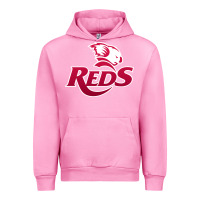 Fuchsia Pink queensland reds rugby Urban Hoodie - linhVisuals