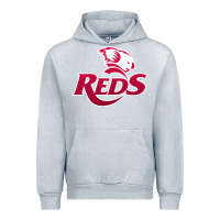 Heather Grey queensland reds rugby Urban Hoodie - linhVisuals