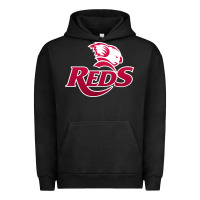 Pigment Black queensland reds rugby Urban Hoodie - linhVisuals