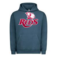 Pigment Midnight Navy queensland reds rugby Urban Hoodie - linhVisuals
