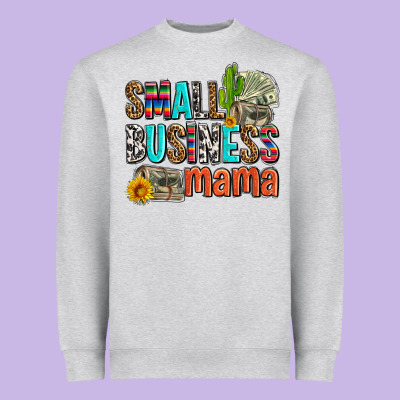 Small Business Mama Heavyweight Sweatshirt Designed By Adodesignshop