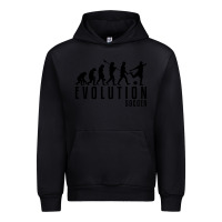 Black soccer evolution Urban Hoodie - linhVisuals