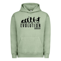 Pigment Oil Green soccer evolution Urban Hoodie - linhVisuals