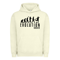 Pigment Pistachio soccer evolution Urban Hoodie - linhVisuals