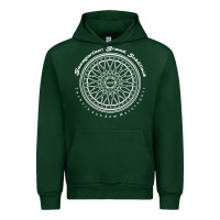 Forest Green BBS Wheel Urban Hoodie - linhVisuals