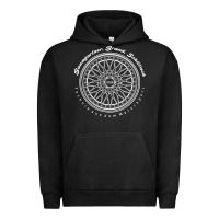 Pigment Black BBS Wheel Urban Hoodie - linhVisuals