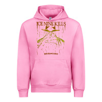 Fuchsia Pink Ice Nine Kills Urban Hoodie - linhVisuals
