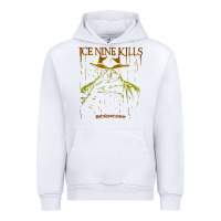 White Ice Nine Kills Urban Hoodie - linhVisuals