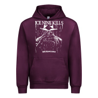 Mauve Wine Ice Nine Kills Urban Hoodie - linhVisuals