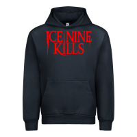 Navy red ice nine kills Urban Hoodie - linhVisuals