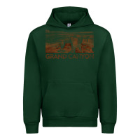Forest Green grand canyon Urban Hoodie - linhVisuals