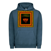Pigment Midnight Navy erykah badu Mama's Gun Urban Hoodie - linhVisuals