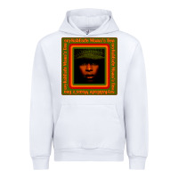 White erykah badu Mama's Gun Urban Hoodie - linhVisuals